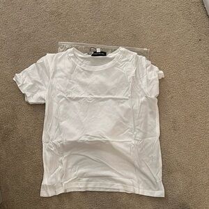 Something Navy White T-Shirt